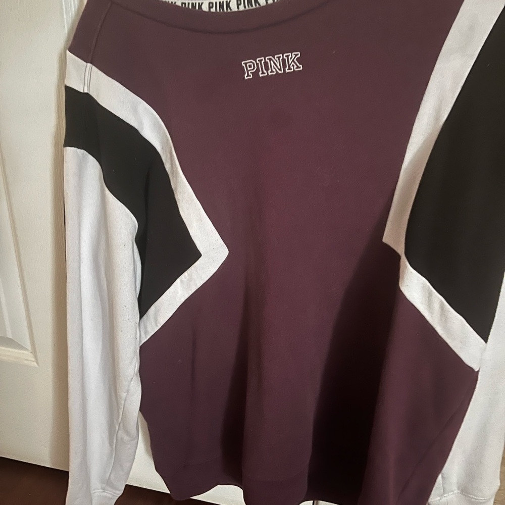 Pink Colorblock Sweatshirt - Picture 3 of 3